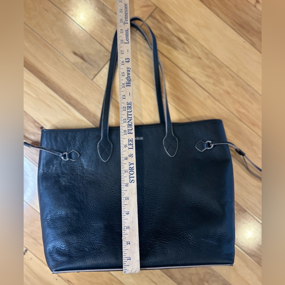 Lodis Black Pebbled Leather Tote Bag - Picture 14 of 14
